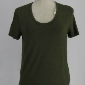 A New Day T-Shirt Slim Fit Olive Size XS